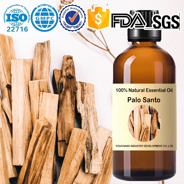 Factory wholesale Palo Santo Essential Oil 100%Pure Natural OEM Skin Care Wound Healing Scar Reduction Anti-aging Soothing Aromatherapy Hair Care Massage & Relaxation